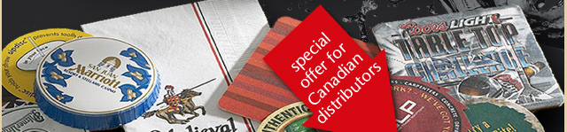 Coasters, Napkins, Paper Promotional Products