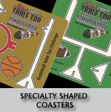 Punch Out Sport Game Coasters